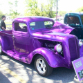 purple ford truck