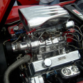 red corvette motor