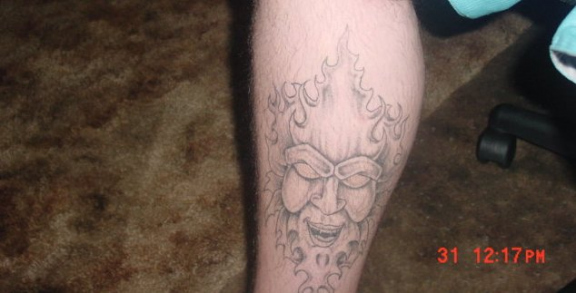 my leg tattoo